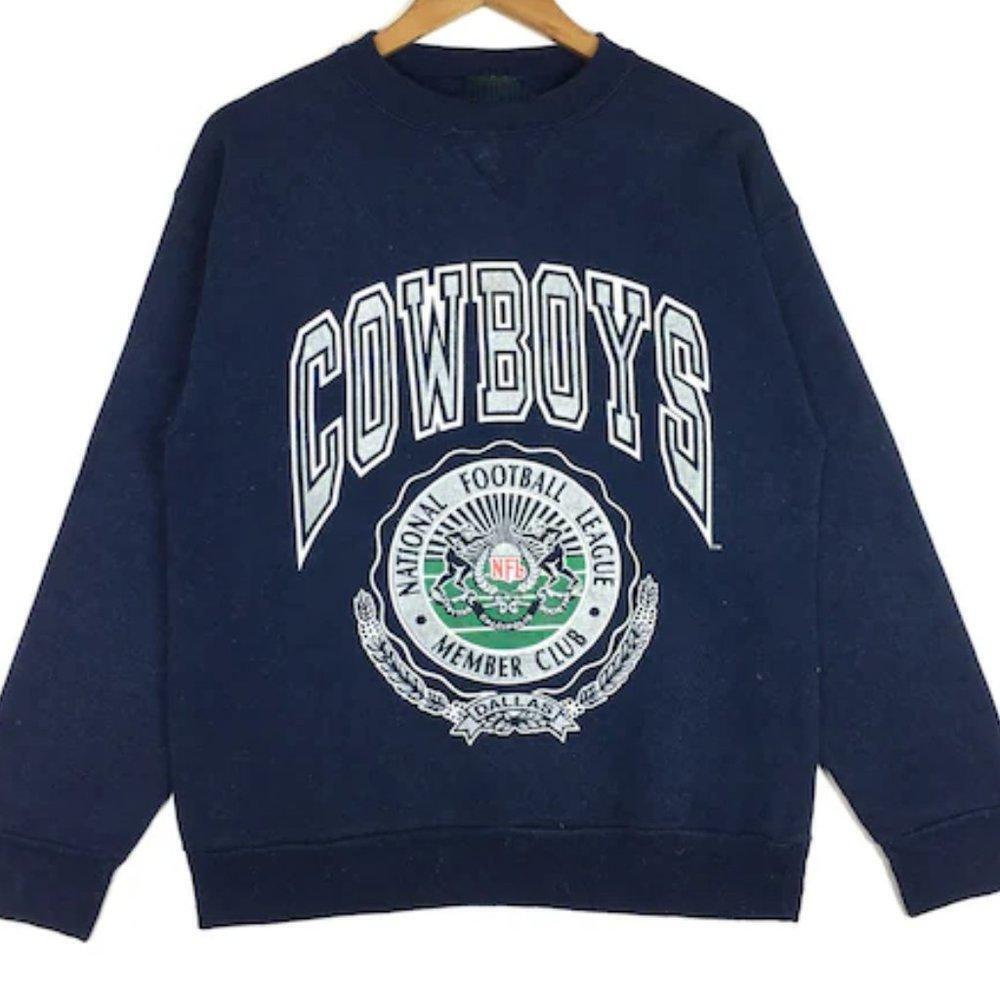 90S Cowboys National Football League Dallas Sweatshirt Member Club